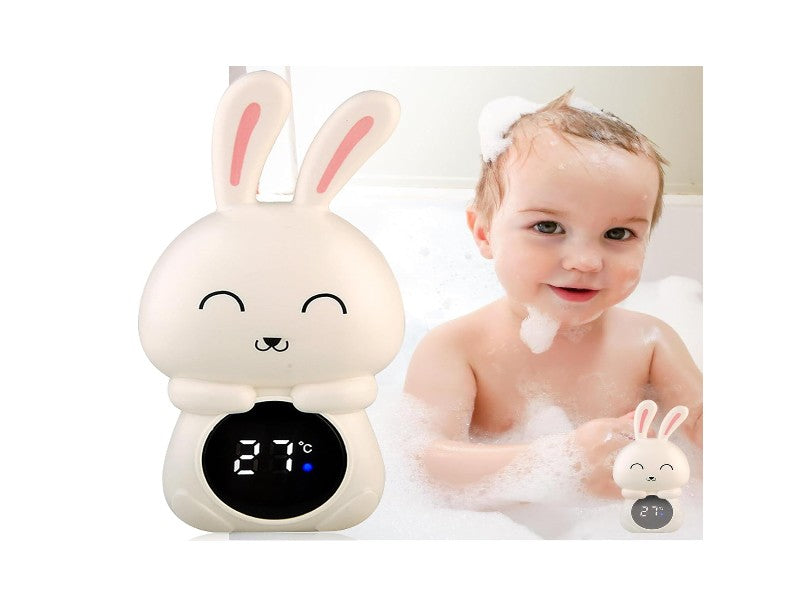 Thermomètre de bain lapin blanc