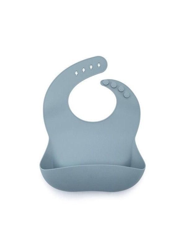 Bavoir en silicone - Gris perle