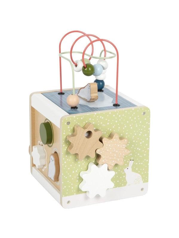 Cube d'activité en bois - Pôle nord