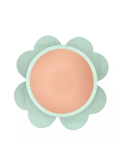 Assiette - bol fleur verte