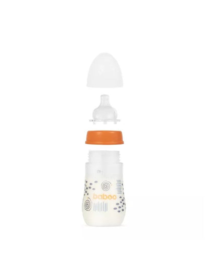Biberon anti colique 250 ml orange
