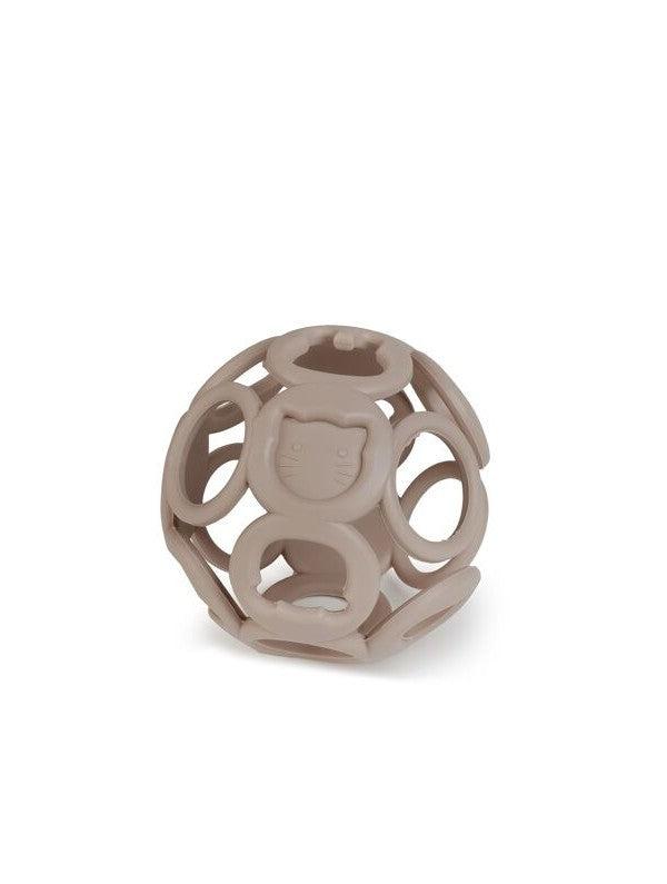 Balle de dentition en silicone - Taupe