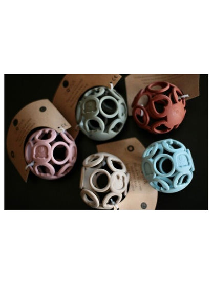 Balle de dentition en silicone - Taupe