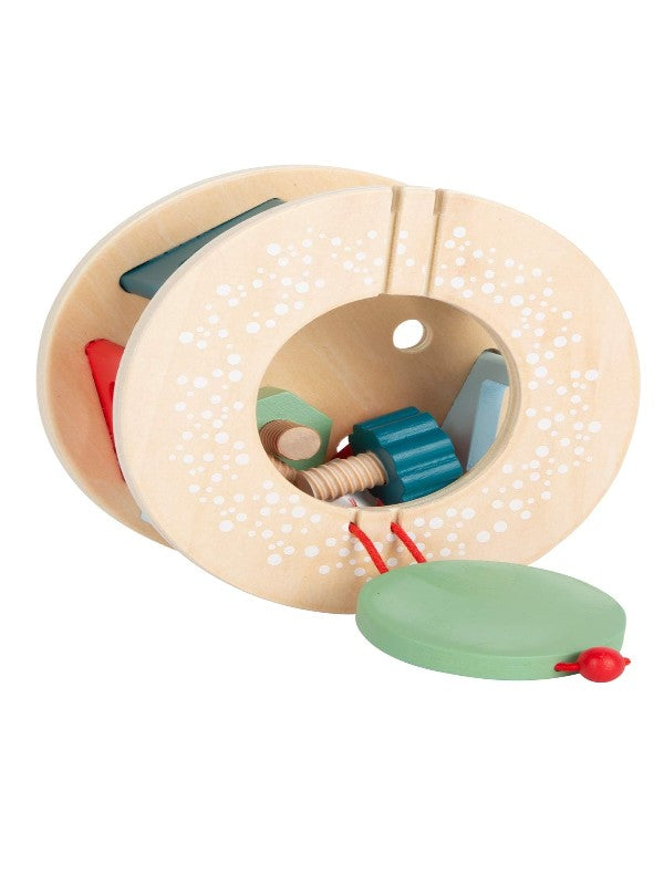 Escargot à tirer en bois - Jeu d'assemblage